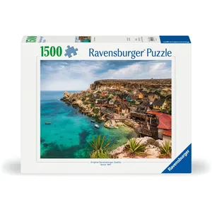 Ravensburger puzzel Popeye Dorf, Malta - 1500 stukjes. pas cher