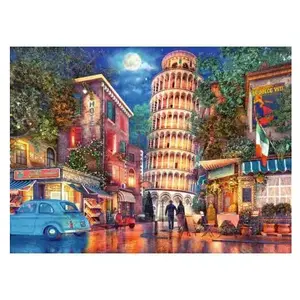 Ravensburger puzzel Abends in Pisa - 500 stukjes. pas cher