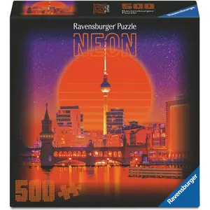 Ravensburger Neon Puzzle 500 Teile   Berlin (500 pièces) pas cher