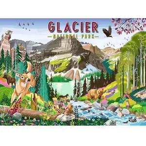 Ravensburger   Glacier National Park   Legpuzzel   500 Stukjes