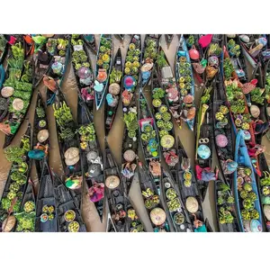 Ravensburger - Floating Market, Indonesia 500p (12001813) (500 pièces) pas cher