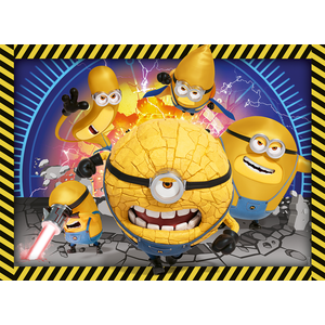 Ravensburger Nathan - Puzzle Enfants - 60 pièces - Les Mega Minions - Moi, Moche et Méchant 4 - Fille ou garçon dès 6 Ans - Puzzle de qualité supérieure - Carton épais et résistant - Aventure - 12001096