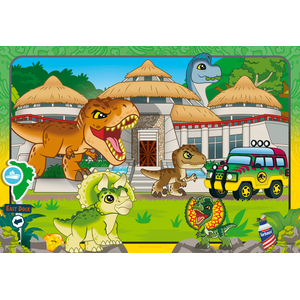 Ravensburger 2 Puzzles - Vivre en Terre Sauvage / Jurassic World Explorers 01057 pas cher