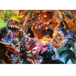 Ravensburger Erwachsenenpuzzle 1000 Teile - D&D - Critical Encounters (1000 pièces) pas cher
