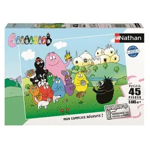 Puzzle Nathan Le monde des Barbapapa 45 pièces pas cher
