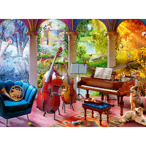 Ravensburger Bien Être & Puzzle - Les 4 Saisons En Musique 01366 pas cher