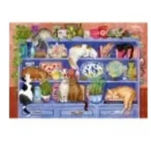 Ravensburger Bien Être & Puzzle - Chats Sur L'Étagère 01367 pas cher