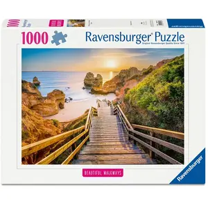 Ravensburger Escalier vers la plage de Camilo, Algarve (Puzzle Highlig... pas cher