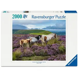 Ravensburger Chevaux sauvages dans la bruyère (2000 pièces) pas cher