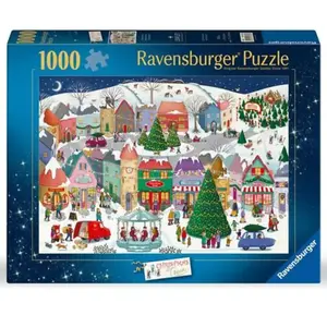 Ravensburger Weihnachtspuzzle 1000 Teile - Zauberhafte Weihnachtsstadt (1000 pièces) pas cher