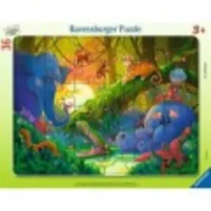 Ravensburger Coucher de soleil dans la jungle (36 pièces) pas cher