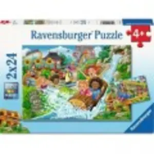 Ravensburger WT : Parc d'attractions 2x24p (24 pièces) pas cher