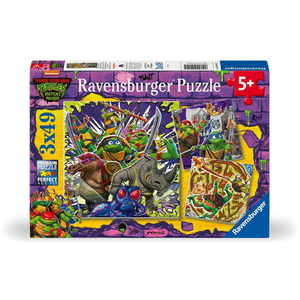 Ravensburger 3 Puzzles - Tortues Ninja 04012 pas cher