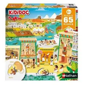 Puzzle 65 pièces Nathan Kididoc Pharaons pas cher