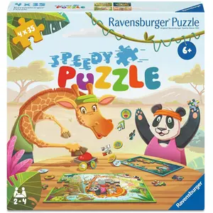 Ravensburger Children's puzzle 4x35 Teile - Speedy Puzzle (140 pièces) pas cher