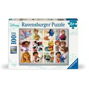 Ravensburger Puzzel - Disney Multi Character - 100 XXL Stukjes