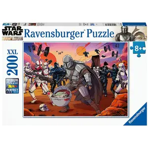 Ravensburger Puzzle The Mandalorian: Face à Face Star Wars 200 Pièces pas cher