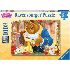 Puzzle La Belle et la Bête - Ravensburger - 100 pièces - Pour enfant pas cher