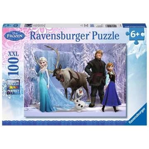 Puzzle 100p Dans le royaume de La Reine des Neiges Frozen Ravensburger pas cher