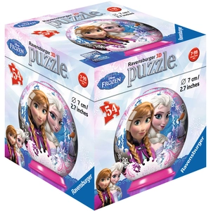 Ravensburger - La Reine des Neiges - Puzzle Rond 3D - 54 Pièces - Modèle Aléatoire pas cher