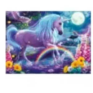 Puzzle enfant 100 pièces XXL - Licorne scintillante - Ravensburger