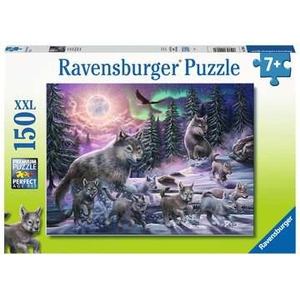 Puzzle Ravensburger - Famille de loups, 150 pièces pas cher