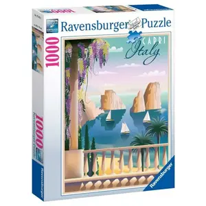 Ravensburger puzzel Postcard from Capri, Italy - Legpuzzel - 1000 stukjes pas cher