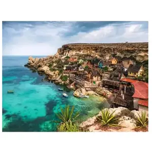 Puzzle Ravensburger Popeye Village Malte 1500 pièces pas cher