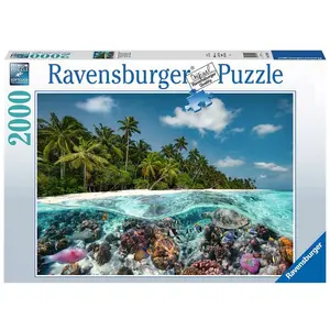 Ravensburger Une Plongée Aux Maldives (10217441) Puzzle 2000 Pièces pas cher