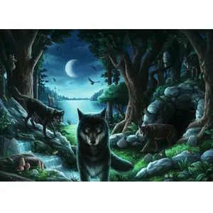 Ravensburger EXIT Puzzle 15028 Wolfsgeschichten 759 Teile: Puzzle meets Mystery pas cher