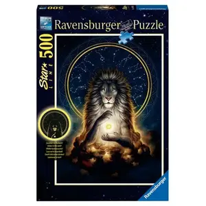 Puzzle Ravensburger Star Line Lion rayonnant 500 pièces