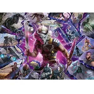 Ravensburger puzzel Marvel Villainous: Killmonger - Legpuzzel - 1000 stukjes pas cher