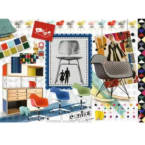 Ravensburger puzzel Eames Design Spectrum - Legpuzzel - 1000 stukjes pas cher