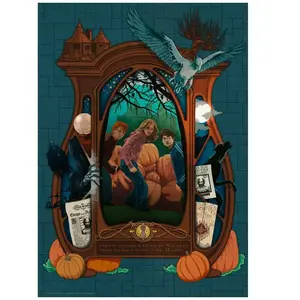 Ravensburger Puzzle 1000 p - Harry Potter et le prisonnier d'Azkaban (Collection Harry Potter MinaLima) pas cher