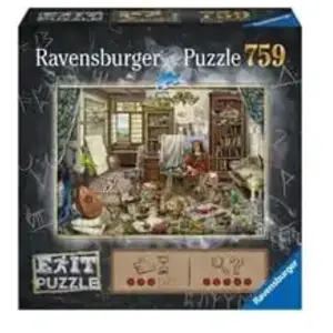 Puzzle Exit L'atelier artistique - Ravensburger - Adulte - Mixte - Marron