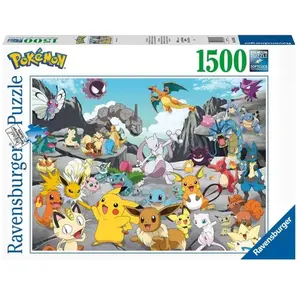 Ravensburger - Puzzle Adulte - Puzzle 1500 p - Pokémon Classics - 16784 pas cher