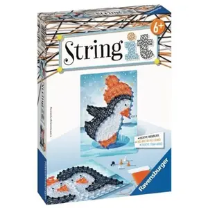 Ravensburger 18067 String it Mini Pinguin - Kreative Fadenbilder mit frechen Pinguinen, für Kinder ab 6 Jahren: Kreative Fadenkunst