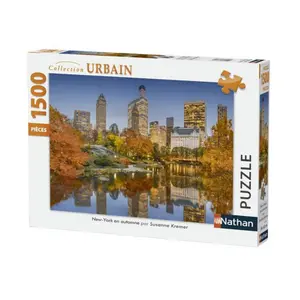 Puzzle 1500 pièces Nathan New York en automne pas cher