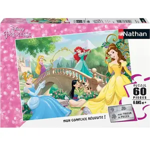 Ravensburger Puzzle 60 pièces Nathan Après midi entre princesses Disney pas cher