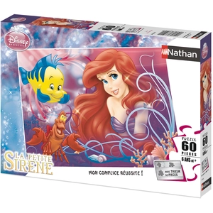 Puzzle 60p Jolie petite sirène Ariel Nathan pas cher