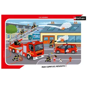 Ravensburger Nathan Puzzle 15 p Les pompiers pas cher