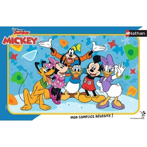 Nathan Puzzle Cadre - Les Amis de Mickey 86146 pas cher