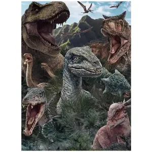 Puzzle - Nathan - Jurassic World 3 - Animaux - 150 pièces - Mixte pas cher