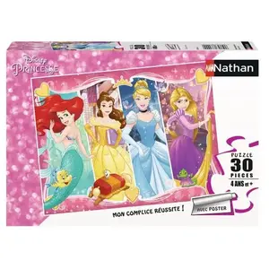 Ravensburger Puzzle 30 pièces Nathan Entre amies Disney Princesses pas cher