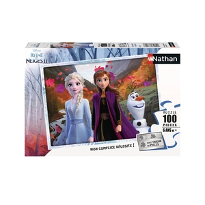 Ravensburger Puzzle 100 pièces Nathan Un monde magique Disney La Reine des Neiges 2 pas cher
