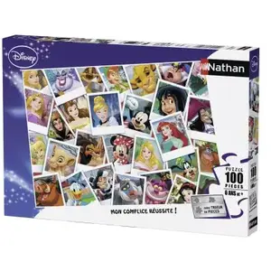 Puzzle 100 pièces Nathan Photo Disney pas cher