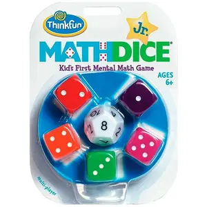 Ravensburger Alpexe Jeu Think Fun Math dice Jr. 18x13 +6 ans pas cher