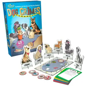 Jeu de logique THINKFUN 76414 DOG CRIMES - Age recommandé 8+ - Marque THINK FUN pas cher