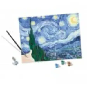 Ravensburger The Starry Night (Van Gogh) - Schilderen op nummer voor volwassenen pas cher