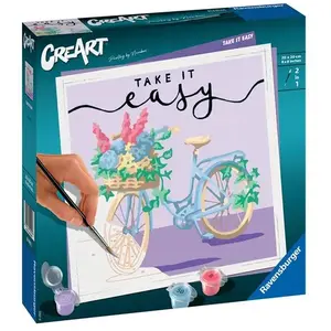 Comparateur de prix : Peinture Ravensburger CreArt Carré Take it easy